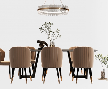 Modern Dining Table And Chairs-ID:310899028