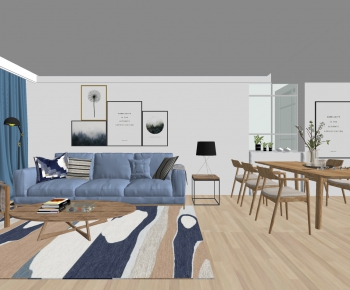 Nordic Style A Living Room-ID:649719238