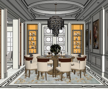 European Style Dining Room-ID:229197984