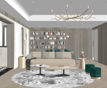 Modern A Living Room-ID:578514107