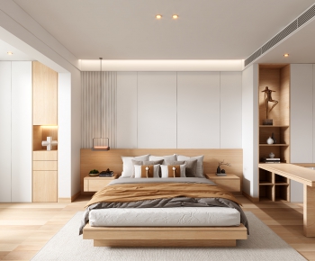 Japanese Style Bedroom-ID:982410917