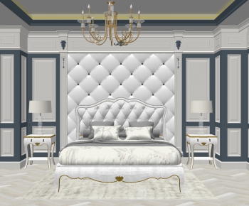 Simple European Style Bedroom-ID:705661066