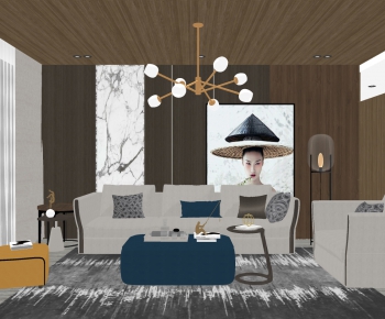 Modern A Living Room-ID:186109599