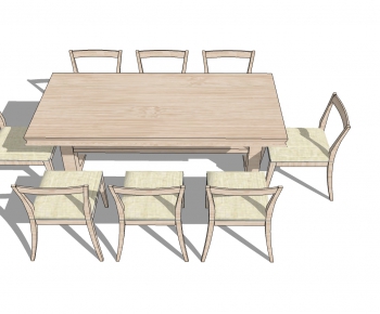 Nordic Style Dining Table And Chairs-ID:410203932