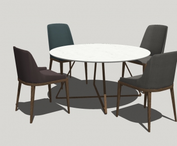 Nordic Style Dining Table And Chairs-ID:430567036