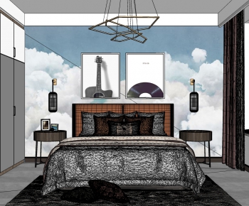 Modern Bedroom-ID:698937894