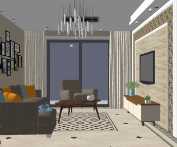 Modern A Living Room-ID:431190018