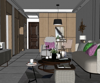 Modern A Living Room-ID:797266018