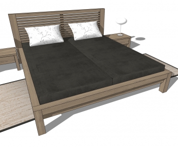 Modern Double Bed-ID:465019942