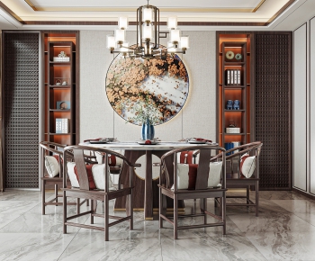 New Chinese Style Dining Room-ID:178034074