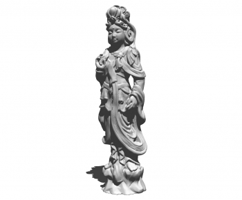 中式人物雕塑-ID:957952028