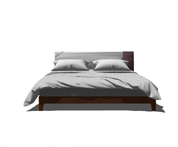 Modern Double Bed-ID:540157088