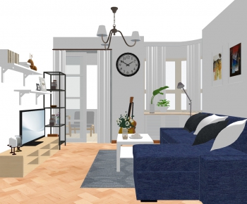 Modern A Living Room-ID:875827079