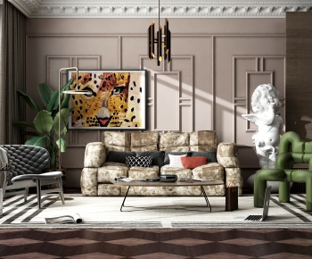 Modern A Living Room-ID:232952122