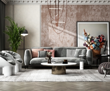 Modern A Living Room-ID:727413892