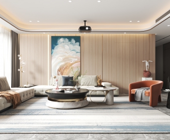 Modern A Living Room-ID:255420275