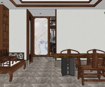 New Chinese Style Dining Room-ID:404984957