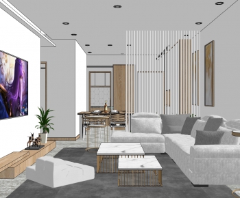 Modern A Living Room-ID:473866947