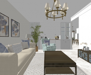 Modern A Living Room-ID:855288036