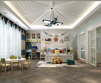 American Style Boy's Room And Son's Room-ID:380913025