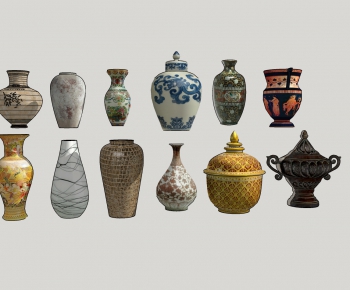 中式陶瓷花瓶-ID:720059991