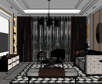 Modern A Living Room-ID:982634072