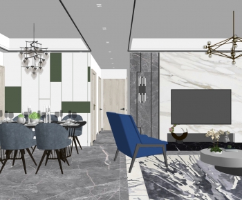 Modern A Living Room-ID:456820968