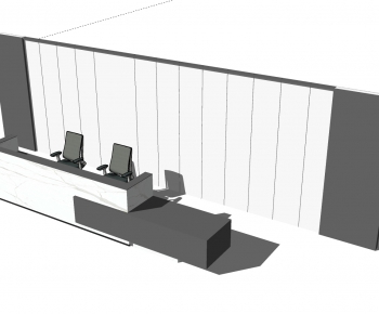 New Chinese Style The Reception Desk-ID:156285058