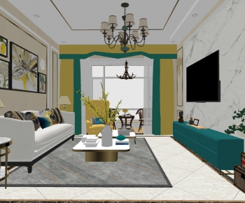 Modern A Living Room-ID:415695919