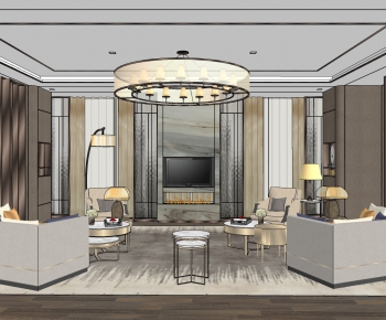 Modern A Living Room-ID:239089974