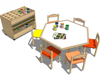 Modern Children's Table/chair-ID:687767984
