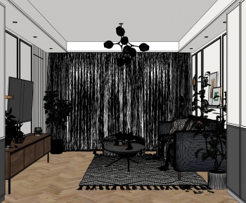 Modern A Living Room-ID:930866009