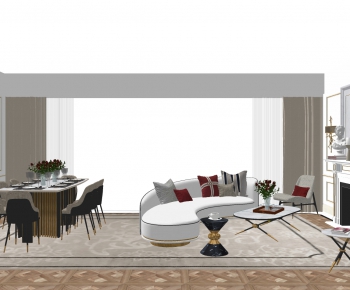 Modern A Living Room-ID:207815897