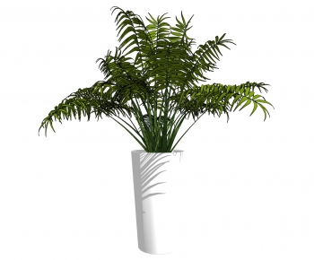 Modern Potted Green Plant-ID:291121968