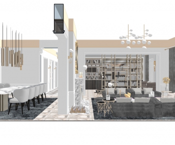 Modern A Living Room-ID:542627102