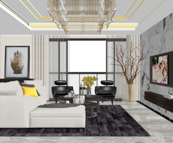 Modern A Living Room-ID:133743057