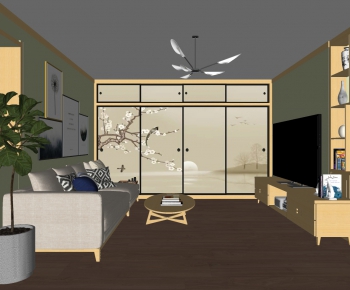 Modern A Living Room-ID:436888931