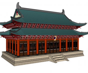Chinese Style Building Appearance-ID:483380086