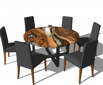 Modern Dining Table And Chairs-ID:658200039