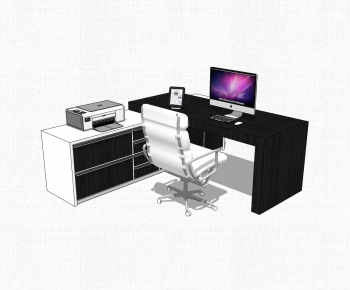 Modern Manager's Desk-ID:683676003