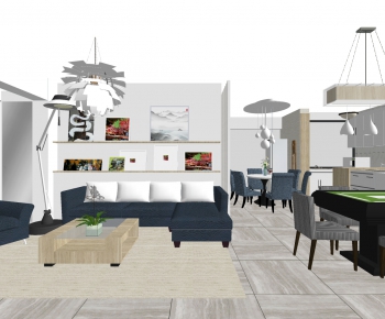 Modern A Living Room-ID:226604947