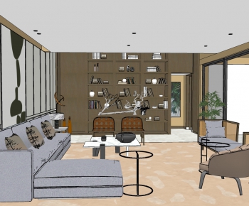 Modern A Living Room-ID:649882088