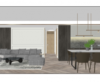Modern A Living Room-ID:420970932