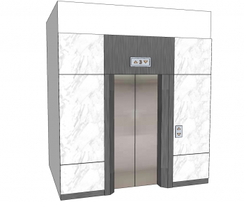 Modern Office Elevator Hall-ID:962565902