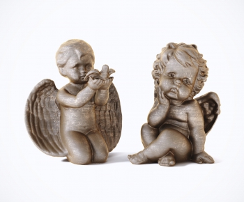 欧式天使雕塑装饰摆件-ID:371649314