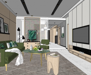 Modern A Living Room-ID:777576925