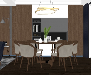 Modern Dining Table And Chairs-ID:286257985