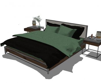 Modern Double Bed-ID:452272892