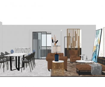 Modern A Living Room-ID:396898038