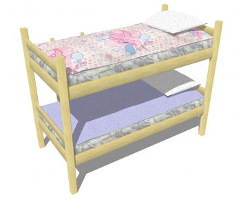 Modern Bunk Bed-ID:840060956